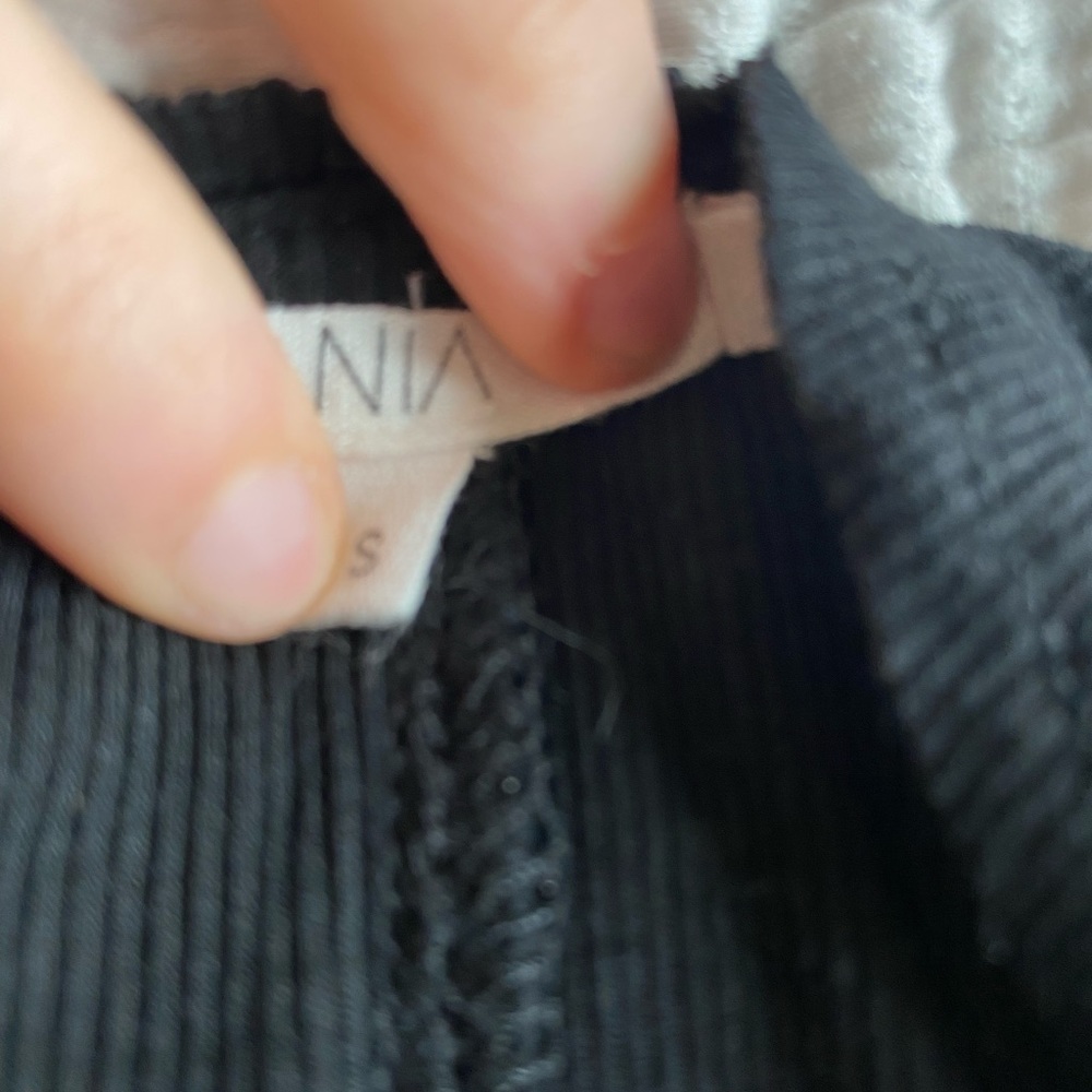 Brand new never worn black tank top with a v neck notch as the neckline. - Picture 3 of 4